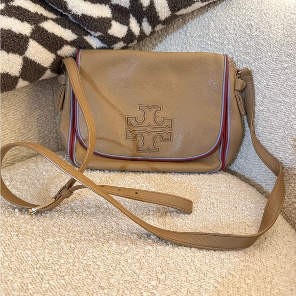 Tory Burch Harper Striped Messenger bag - Picture 13 of 16